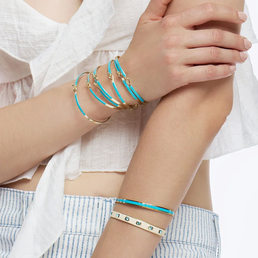 bracelet lily turquoise