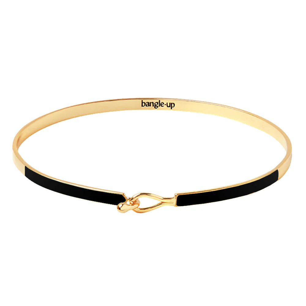 bracelet lily noir