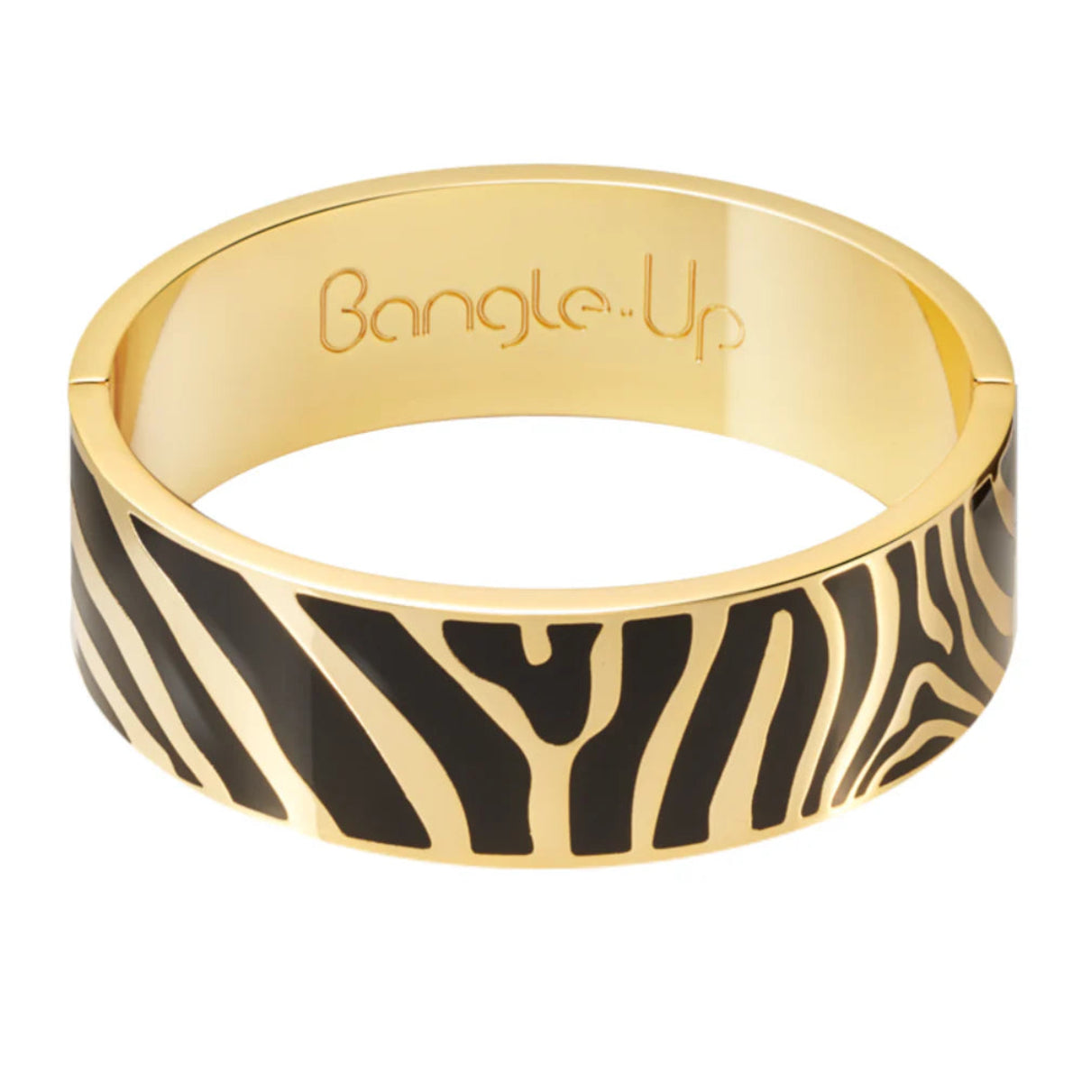 bracelet zebra noir bangle up
