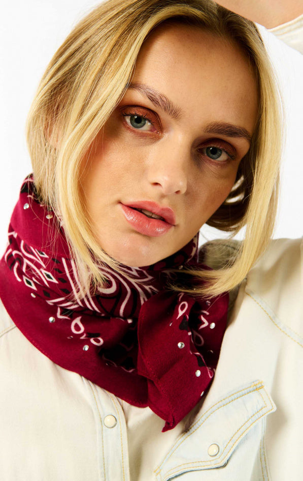 Foulard Medium Paisley Bordeaux Wild by Hipanema