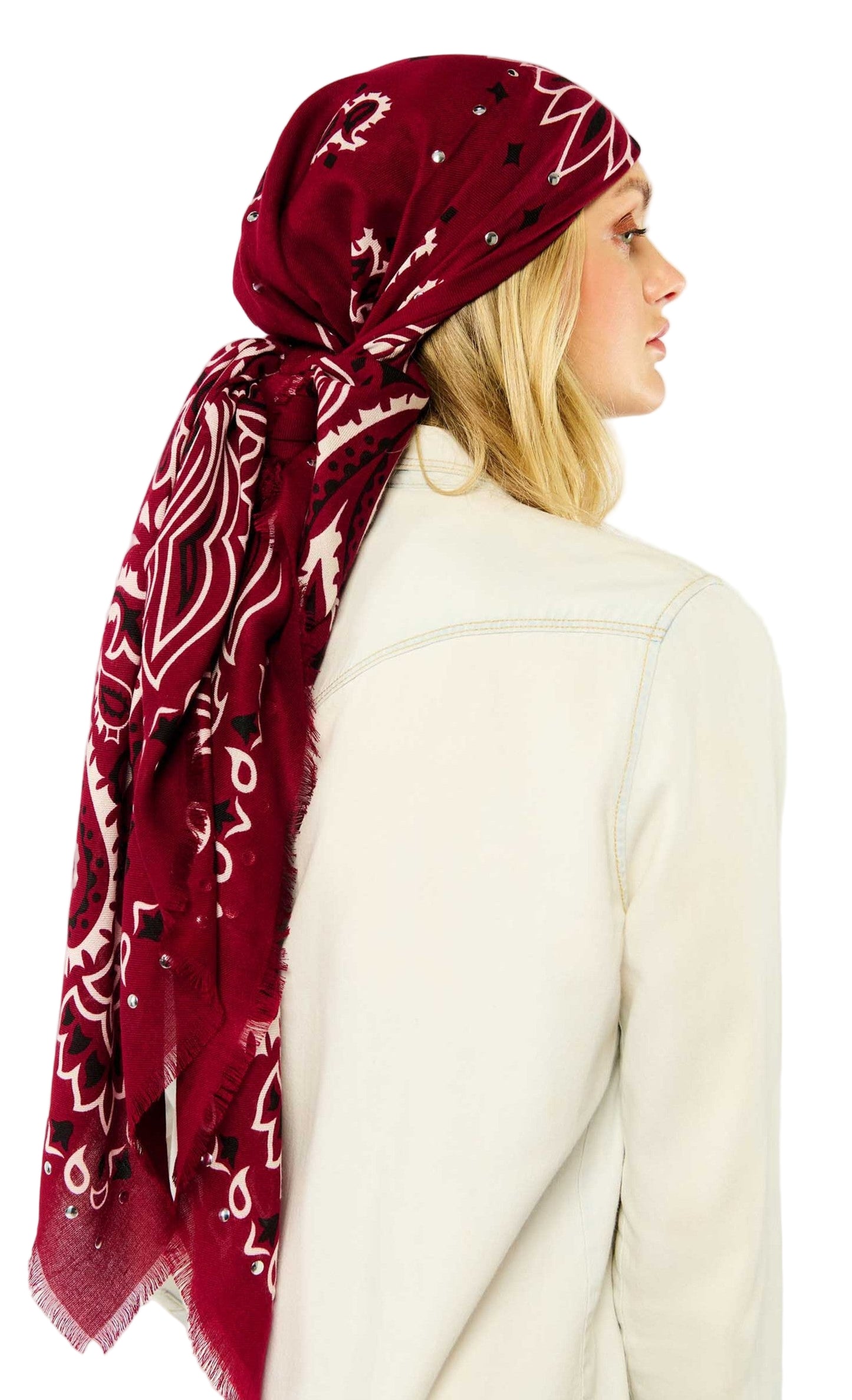 Grand foulard modèle paisley couleur bordeaux Wild by Hipanema
Taille : 130 x 130 cm
Matières : Laine et Modal
Foulard femme , idée cadeau , accessoire tendance , marque française