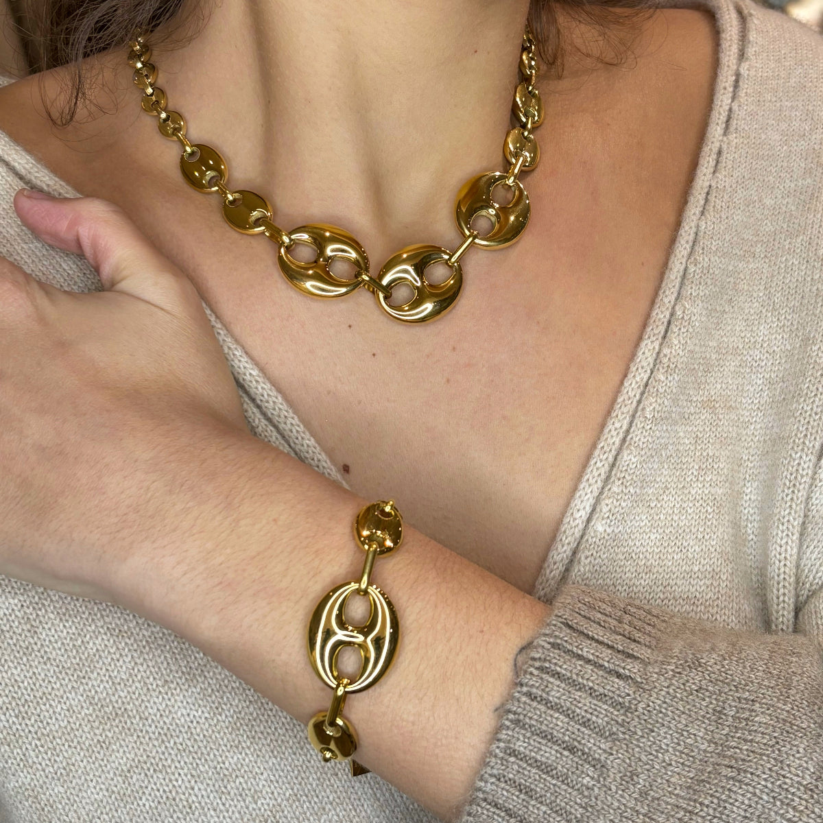 collier mélissa acier inoxydable