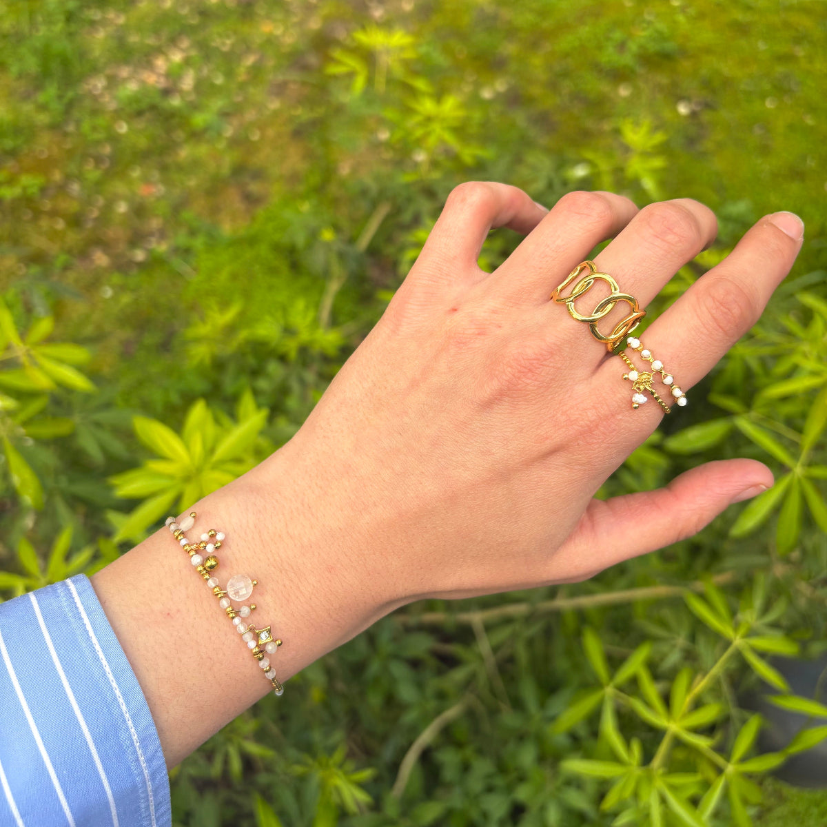 bracelet pierre de lune