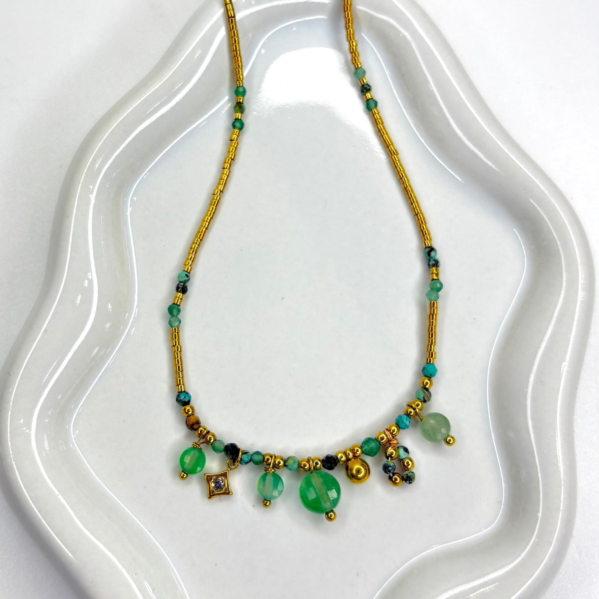 collier lupita aventurine
