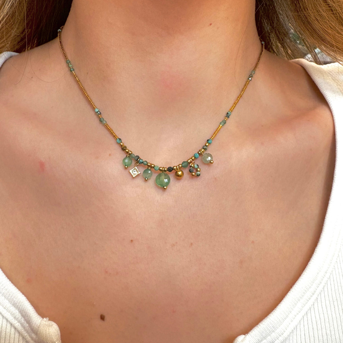 collier lupita aventurine