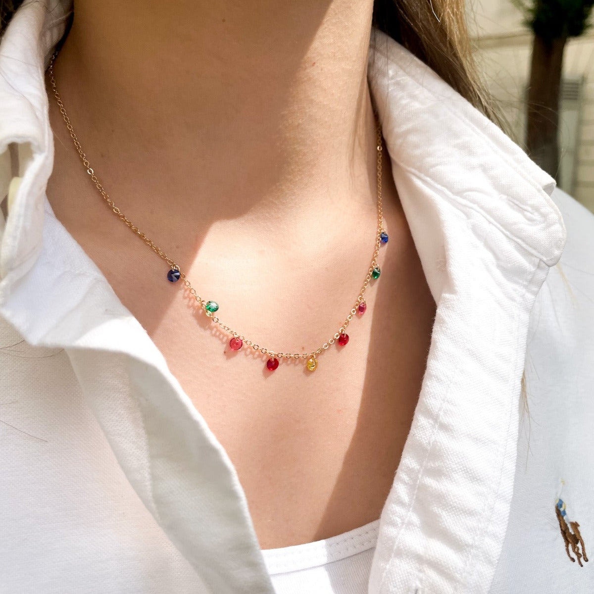 Collier Izïa plaqué or