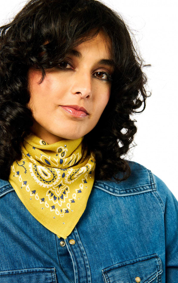 Foulard Mini Paisley Camel Wild by Hipanema