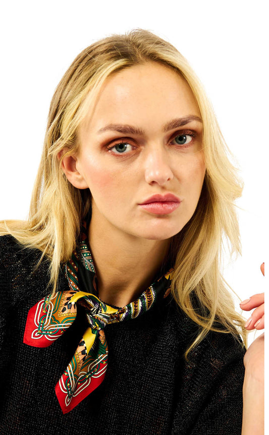 Foulard mini pony pony noir Wild by Hipanema