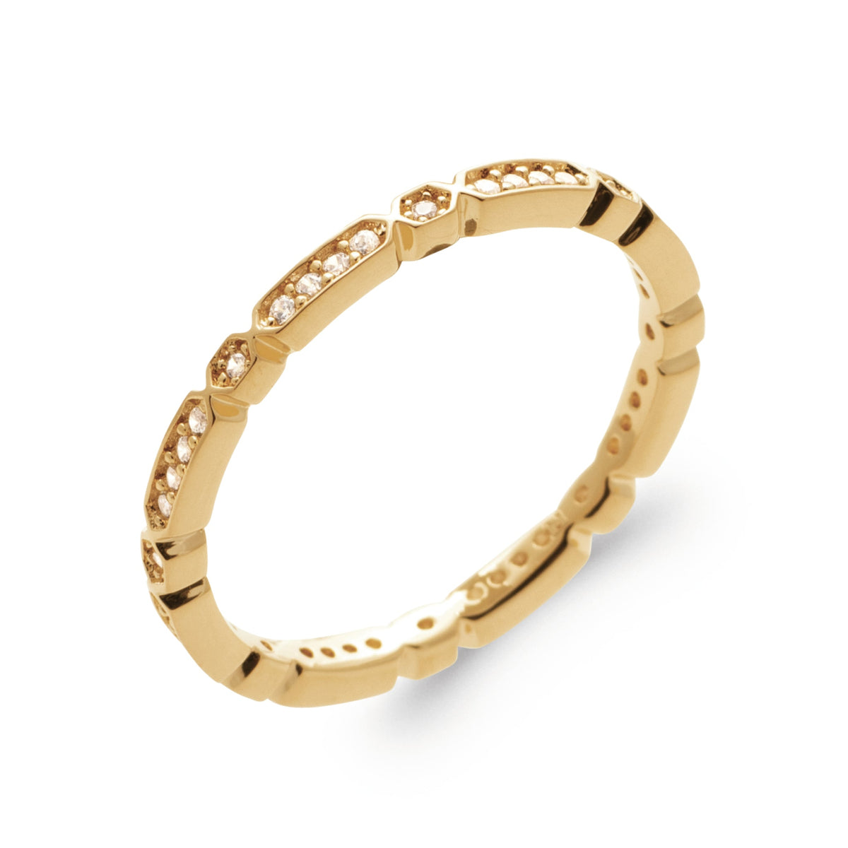 bague sofia plaqué or posé