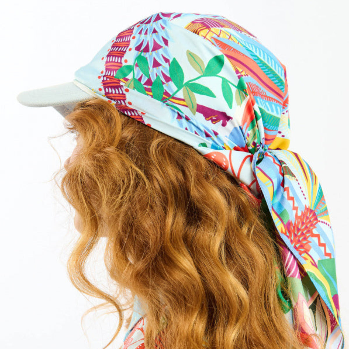 Foulard Medium Hawai bleu