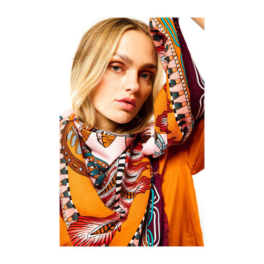 Foulard Big Pony Pony rose Wild by Hipanema