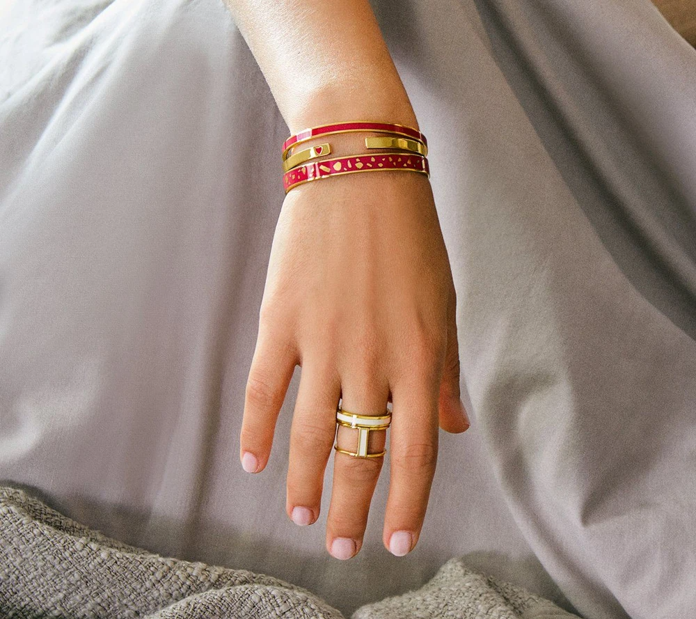 Bracelet jonc Bangle Grigri Or Light