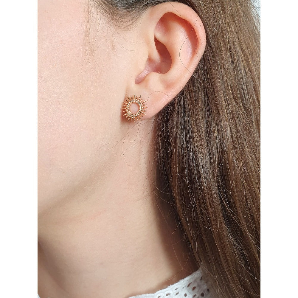 Boucles d'oreilles Sol Plaqué Or