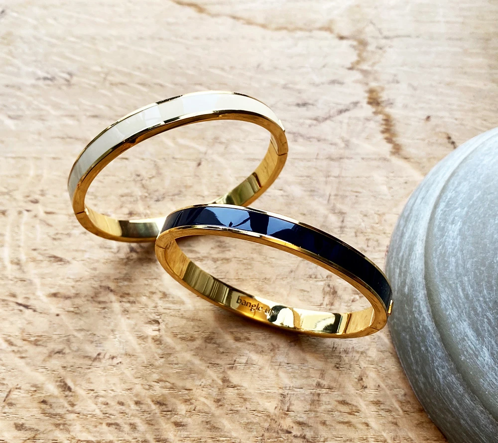 Bracelet Bangle Bleu nuit