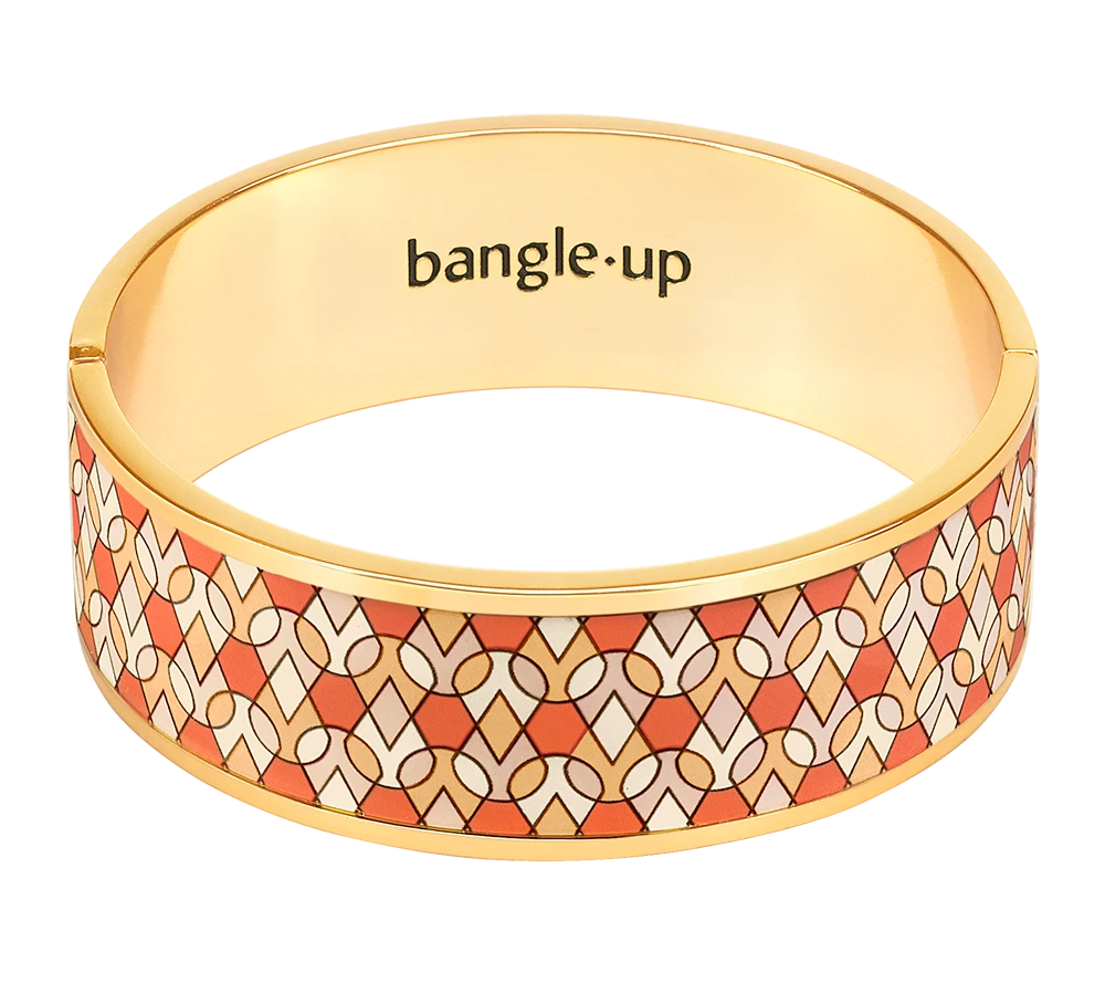 Bracelet Pinuply émail fauve