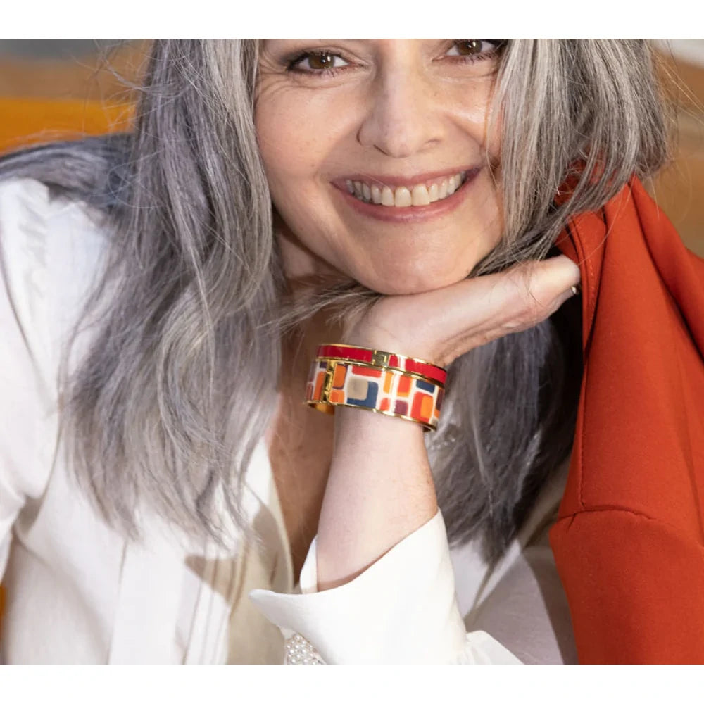 Bracelet Bangle Rouge salsa