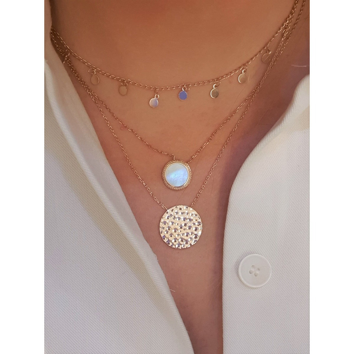Collier Nina plaqué or
