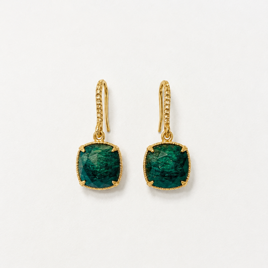 Boucles d'oreilles Elia pierres naturelles