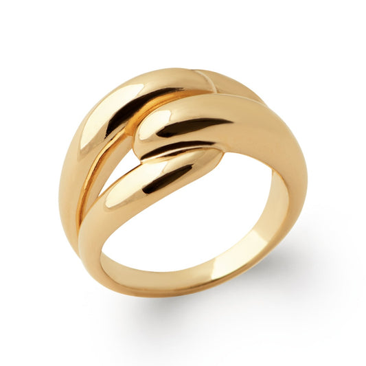 bague léonor plaqué or