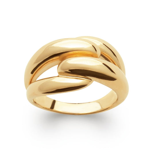 bague léonor plaqué or