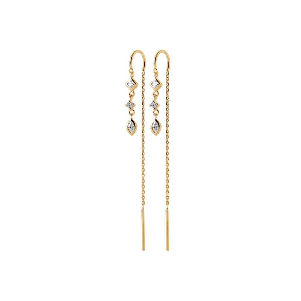 Boucles d'oreilles Louanne plaqué or