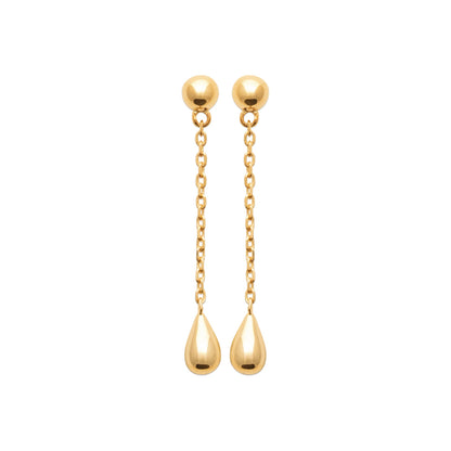 Boucles d'oreilles plaqué or 18 carats gouttes dorées pendantes 
Boucles d'oreilles pendantes percées plaqué or 18 carats
Bijoux plaqué or Paris 16
Bijouterie Paris 16