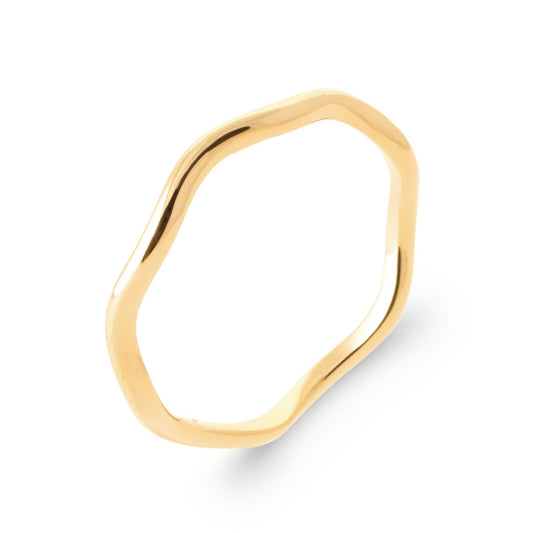 bague bari plaqué or