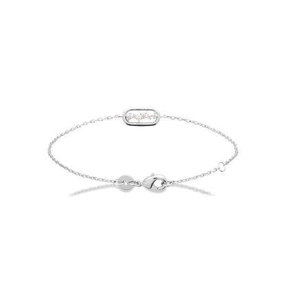 Bracelet Carolina Argent serti