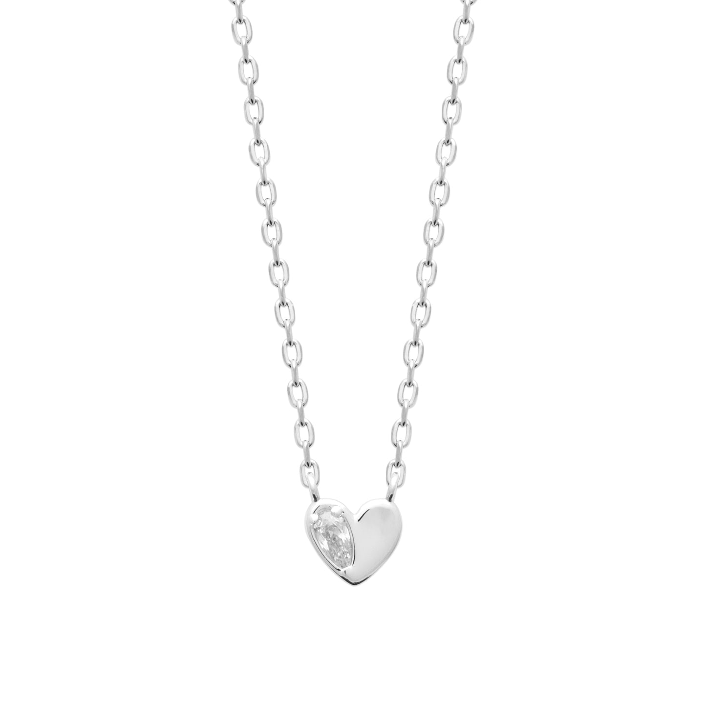 Collier Corazon Argent