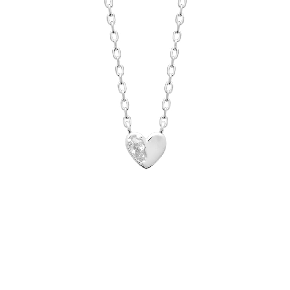 Collier Corazon Argent