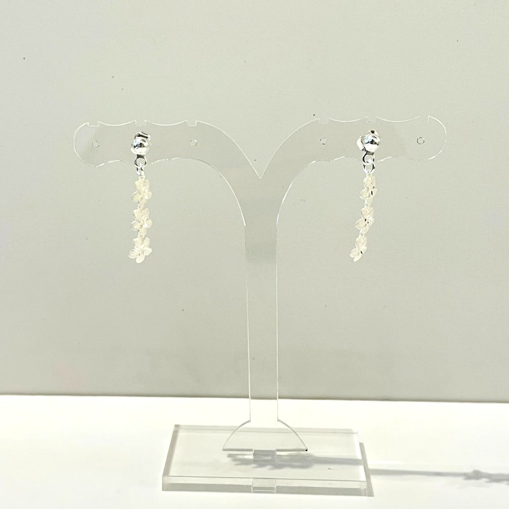 Boucles d'oreilles Dahlia Argent