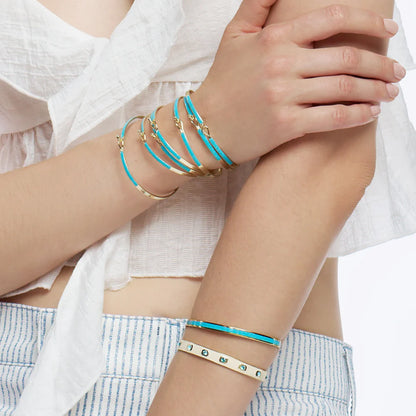bracelet lily turquoise