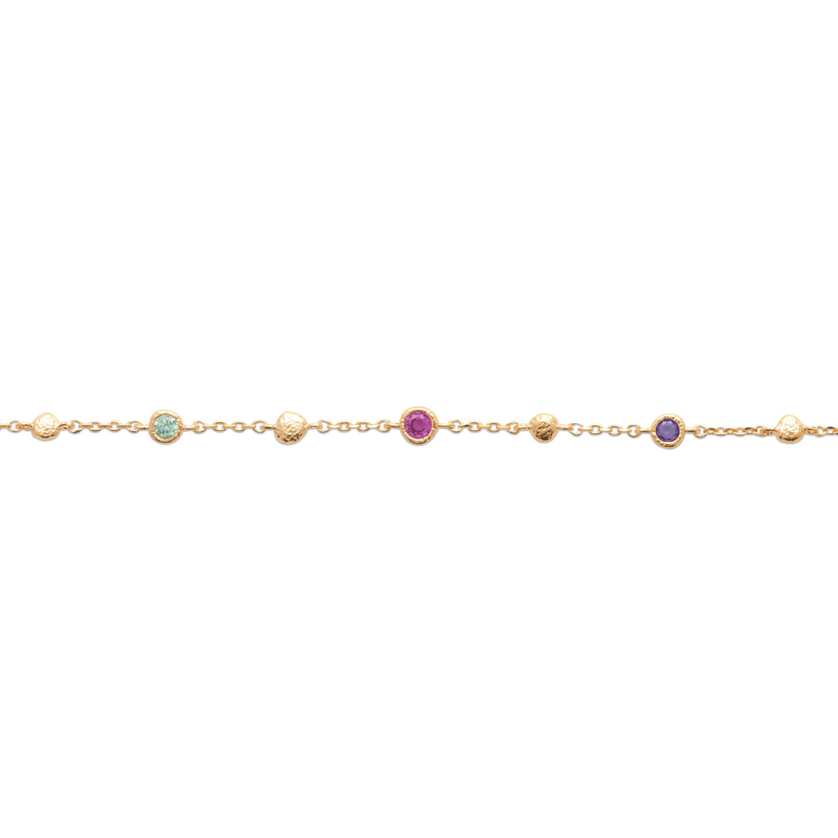 Bracelet Lauriane plaque or zircons multicos gris bijoux gris collection
Bracelet plaqué or zerti de zircons multicolores et perles dorées
Possède un anneau rappel, longueur réglable
Gris Bijoux bijouterie fantaisie et concept store 16eme arrondissement de Paris