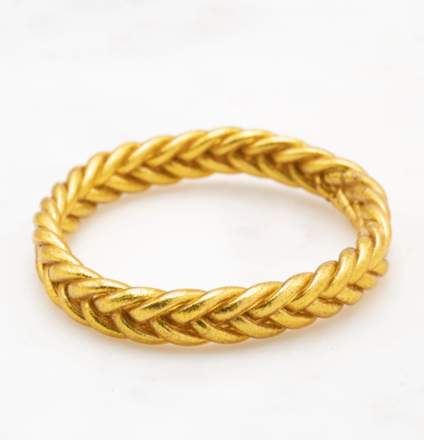 Bracelet Bouddhiste tressé - doré