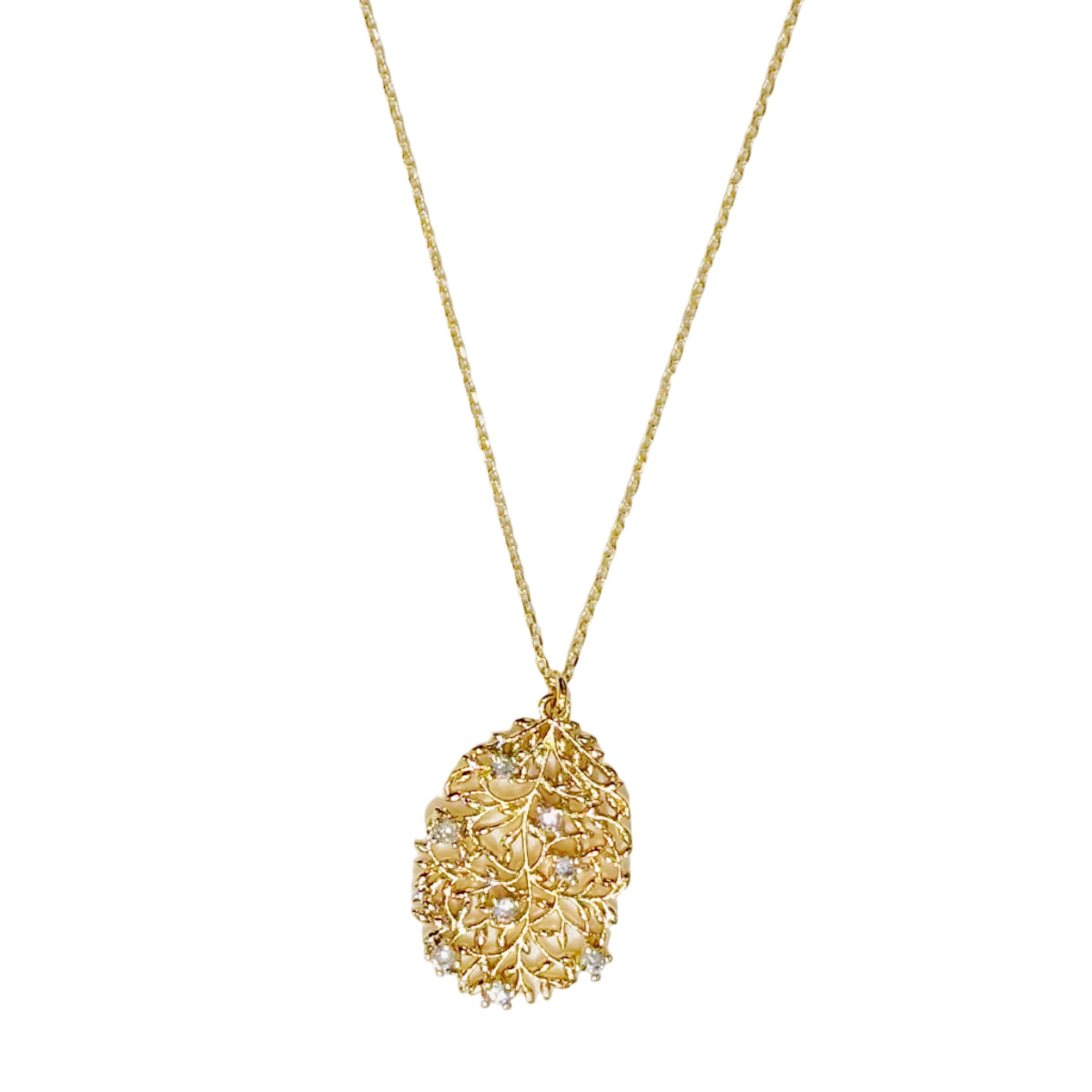 Collier Lilya plaqué or et oxydes de zirconium Gris Collection
Gris Bijoux
Gris Collection 

