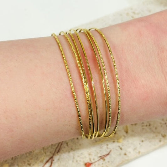 Bracelet multi-rangs Célia en acier inoxydable