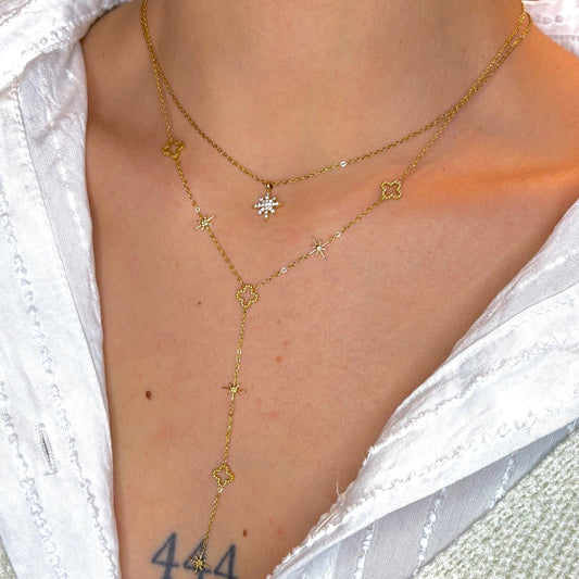 collier Y astrée acier inoxydable