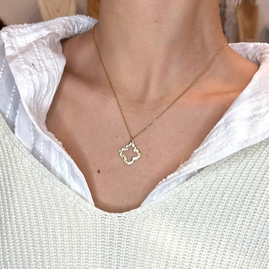 collier astree acier inoxydable