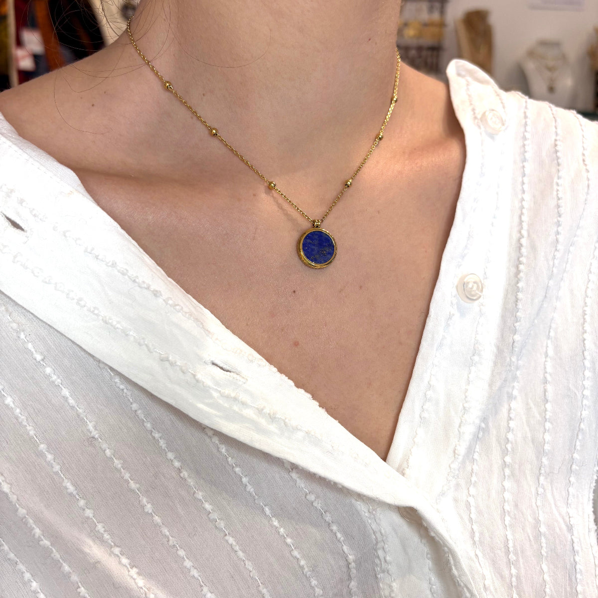 collier lilou lapiz 