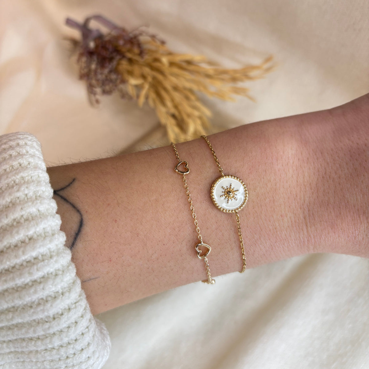 bracelet clémence plaqué or