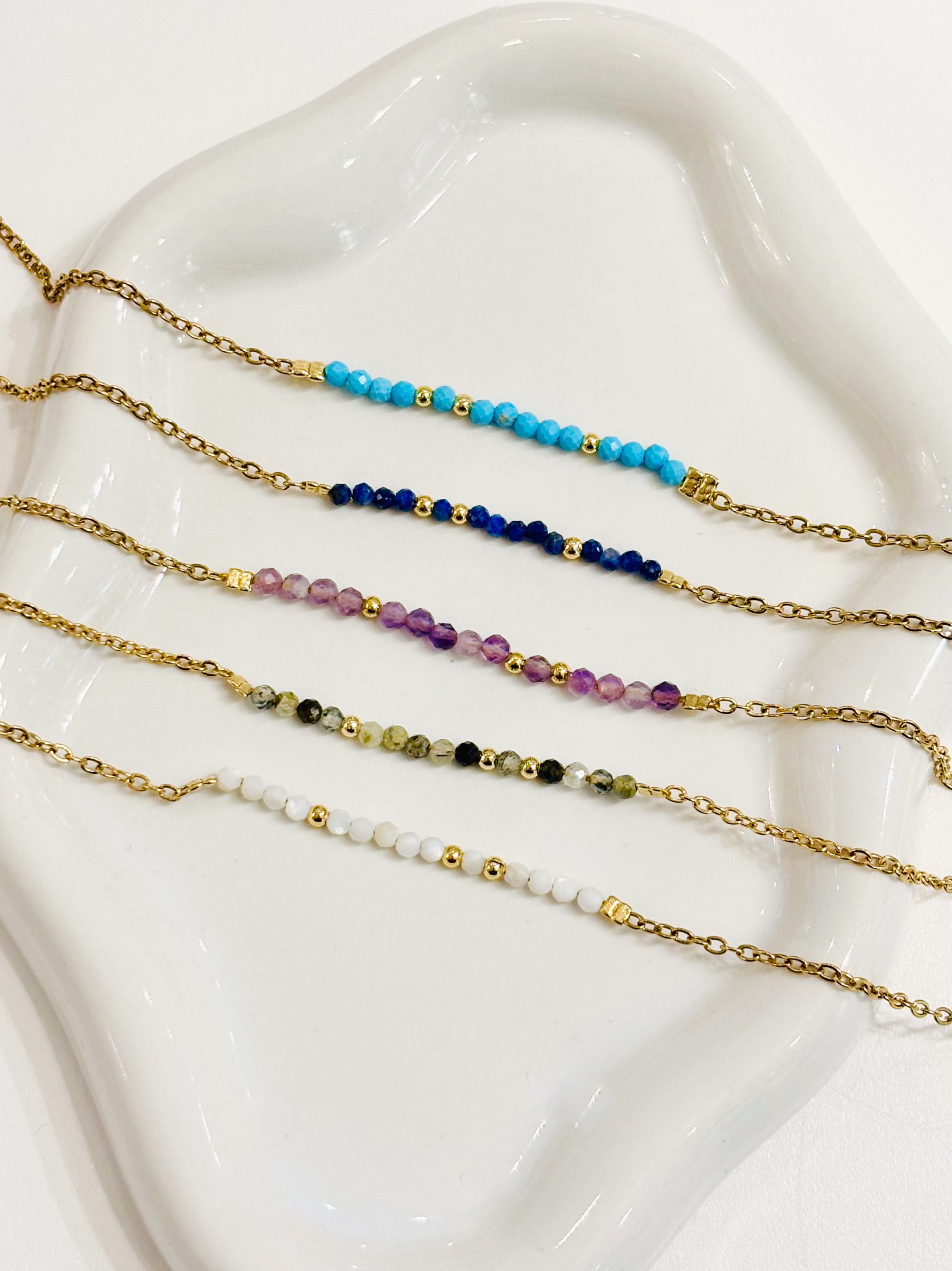 Bracelets offerts
Bracelets gratuits sous condition d'achats 
Bracelets pierres naturelles et acier inoxydable
Bijoux tendance 
Bracelets à la mode