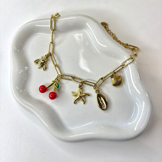 bracelet cereza acier inoxydable