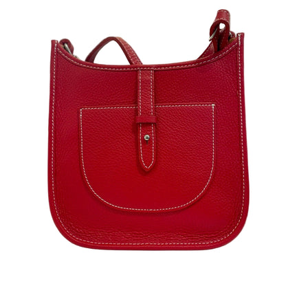 Sac à Main Lola cuir grainé rouge