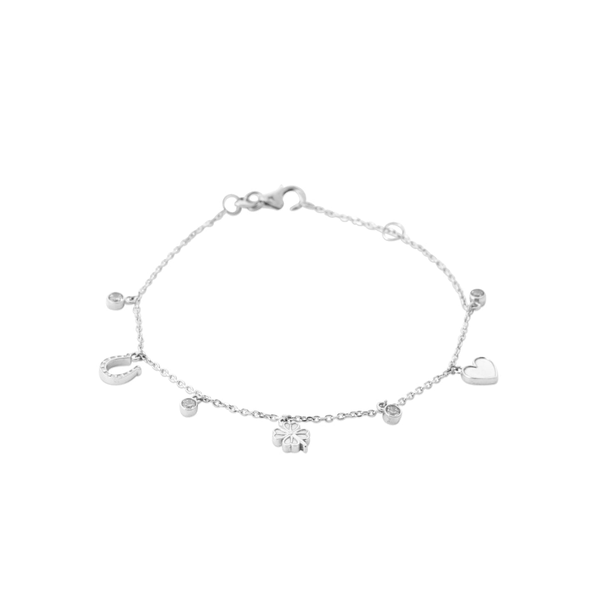 bracelet montaigne argent posé