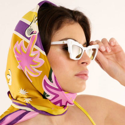 foulard chachacha medium posé