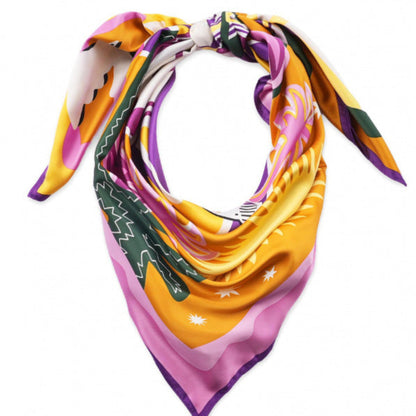 foulard chachacha medium posé