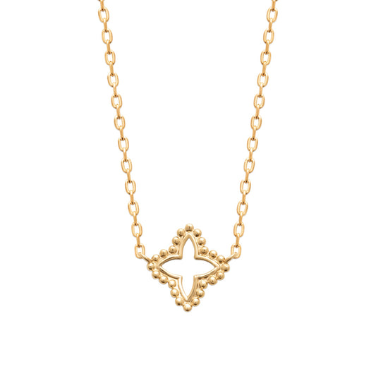 collier constance plaqué or posé