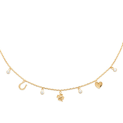 collier montaigne plaqué or