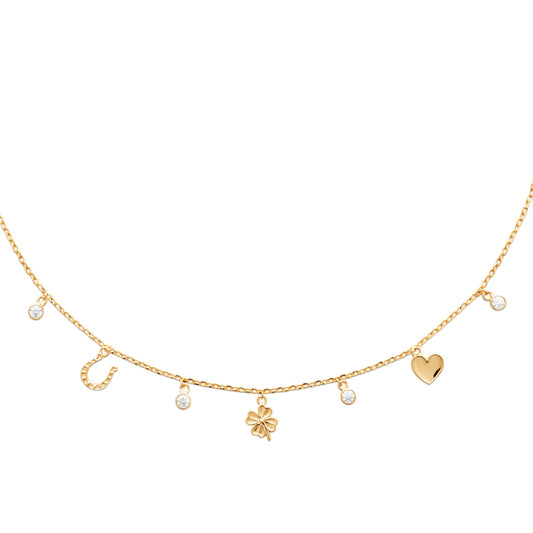 collier montaigne plaqué or