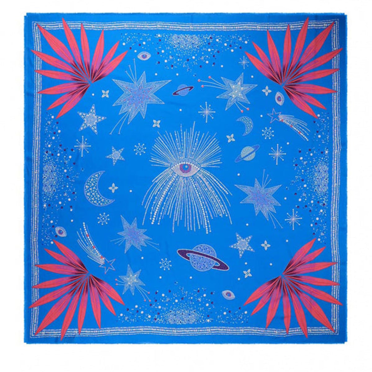 foulard bleu comete porté wild